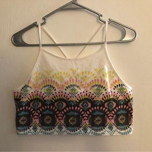 MUDD Womens Cropped Sun Top Size XL Juniors NWOT